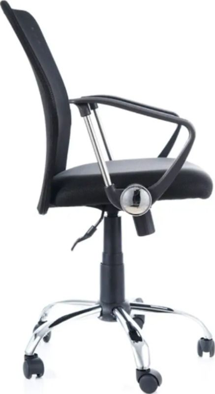 Office Chair West Nimes | size: Width: 58cm, Height: 92-102cm, Depth: 46cm | color: Black | image: 2 | variant: 1007730