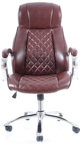 Office Chair West St Etienne | size: Width: 64cm, Height: 118-126cm, Depth: 55cm | color: Brown | image: 2 | variant: 1007725