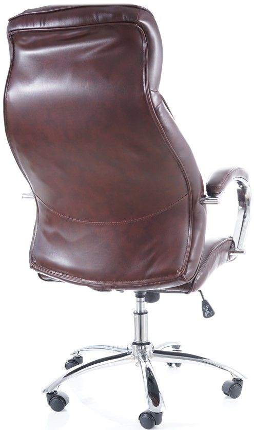 Office Chair West St Etienne | size: Width: 64cm, Height: 118-126cm, Depth: 55cm | color: Brown | image: 3 | variant: 1007725