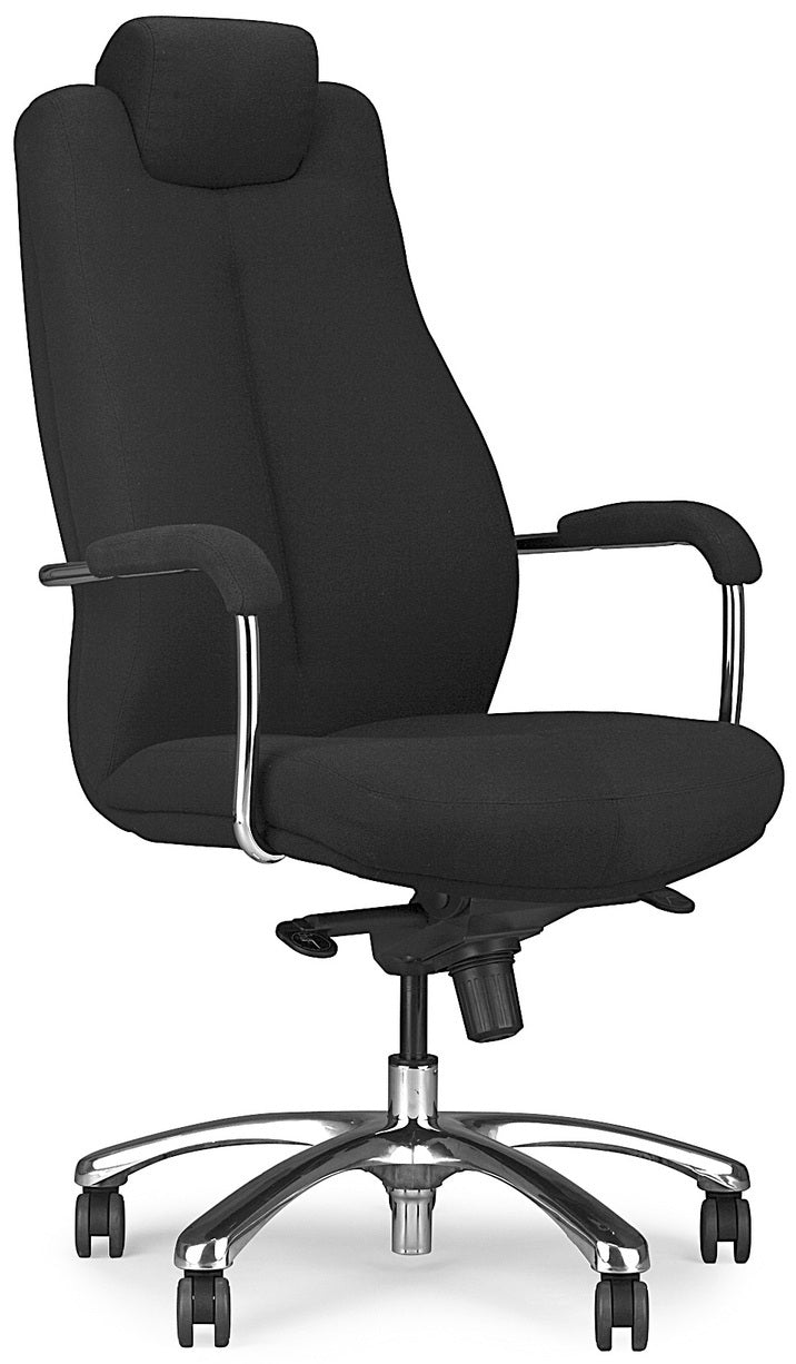 Office Chair West Uppsala | size: Width: 51cm, Height: 129cm, Depth: 54cm | color: Black | image: 1 | variant: 1007480
