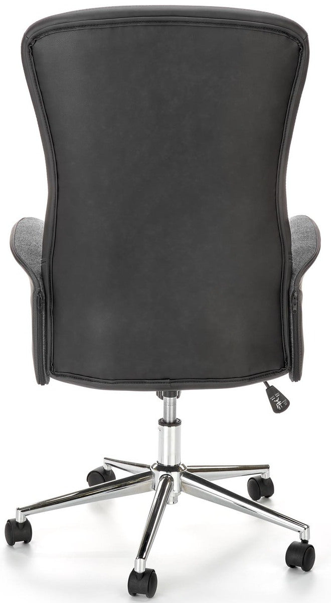 Office Chair West Vasteras | size: Width: 65cm, Height: 118cm, Depth: 75cm | color: Black/Grey | image: 2 | variant: 1007482
