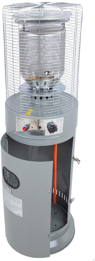 Patio Gas Heater East Ashby | size: Height: 135cm | color: Gray | image: 2 | variant: 1006399