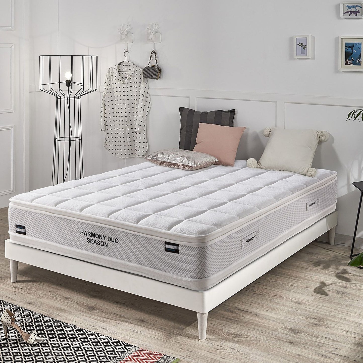 Pocket Spring Mattress East Bolzano | size: Length: 200cm, Width: 160cm | image: 1 | variant: 1006578