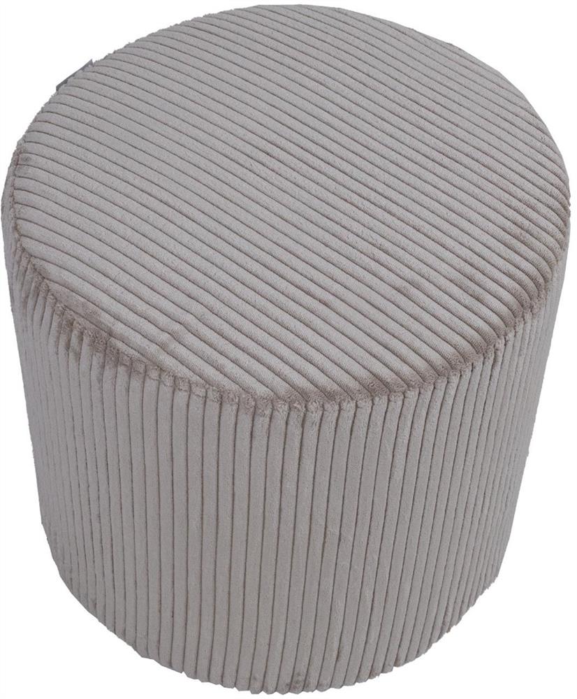 Pouf Abercynon | size: Width: 41cm, Height: 40.5cm, Depth: 41cm | color: Gray | image: 2 | variant: 1001399