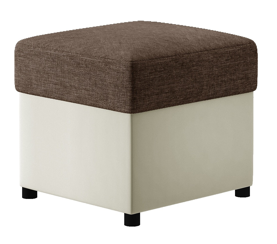 Pouf Aspen | size: Width: 45cm, Height: 42cm, Depth: 45cm | color: Sawana/Soft | image: 0 | variant: 1010488