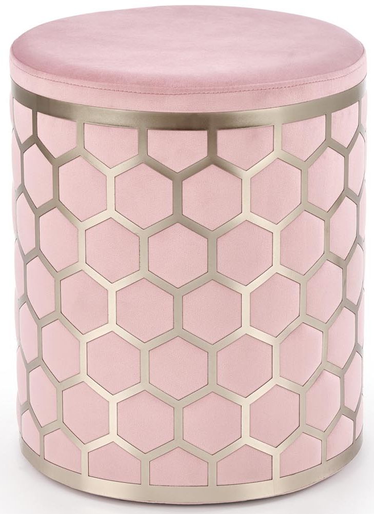 Pouf Imperia | size: Width: 36cm, Height: 44cm | color: Pink | image: 0 | variant: 1003083