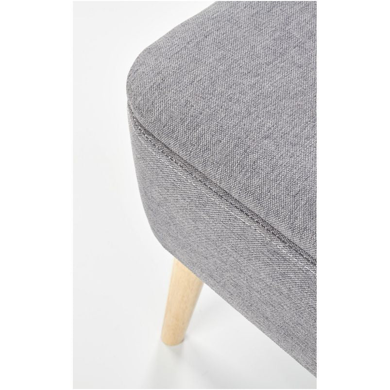 Pouf West Bath | size: Width: 34cm, Height: 38cm, Depth: 41cm | color: Gray | image: 2 | variant: 1007061