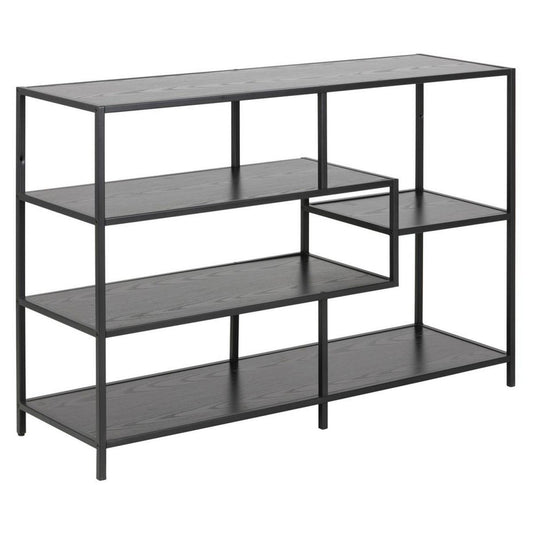 Shelf Aberystwyth | size: Width: 114cm, Height: 78cm, Depth: 35cm | color: Black | image: 1 | variant: 1000170