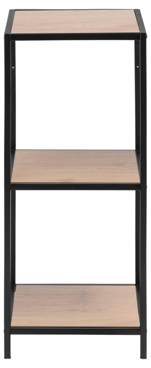 Shelf Aberystwyth | size: Width: 35cm, Height: 82.5cm, Depth: 37cm | color: Black/Oak | image: 1 | variant: 1005535