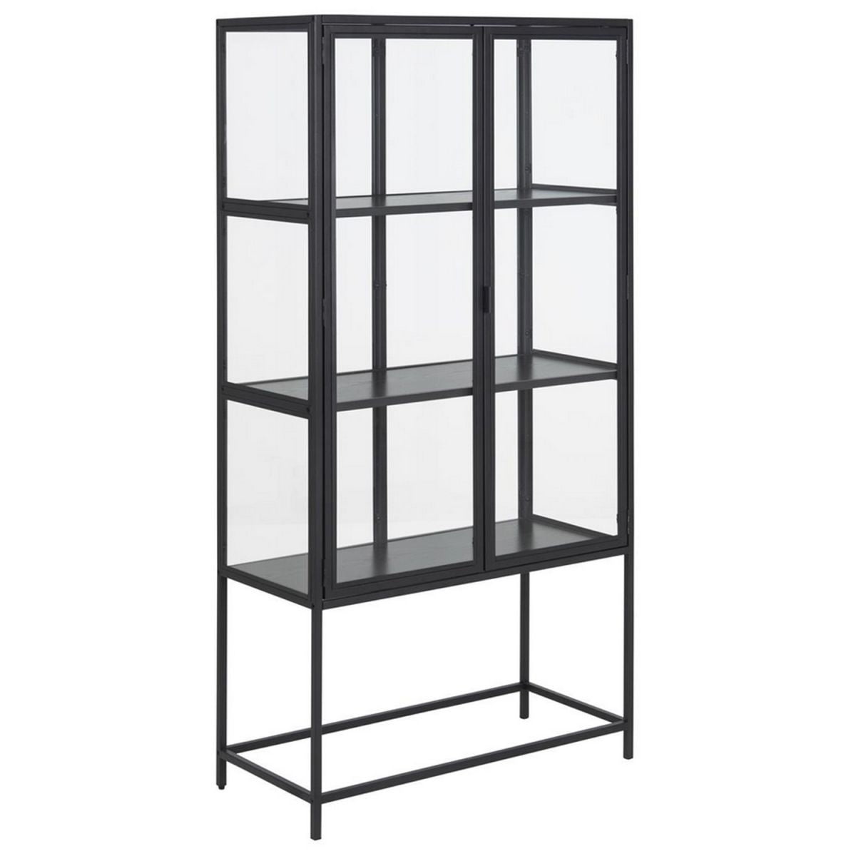 Shelf Aberystwyth | size: Width: 77cm, Height: 150cm, Depth: 35cm | color: Black | image: 1 | variant: 1004987