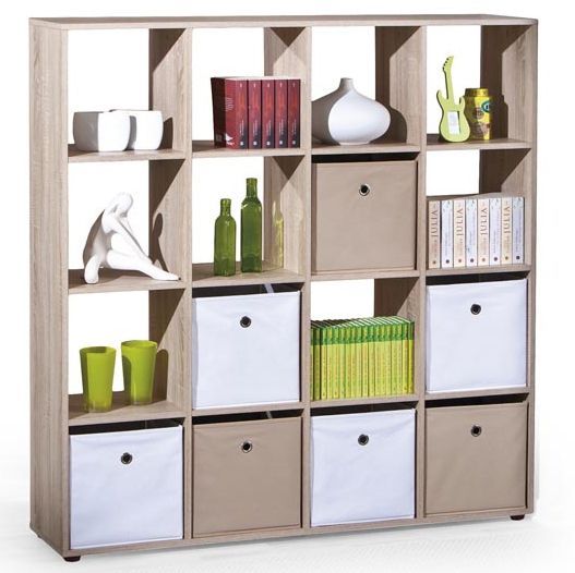 Shelf East Chieti | size: Width: 139cm, Height: 144cm, Depth: 33cm | color: Oak | image: 0 | variant: 1006650
