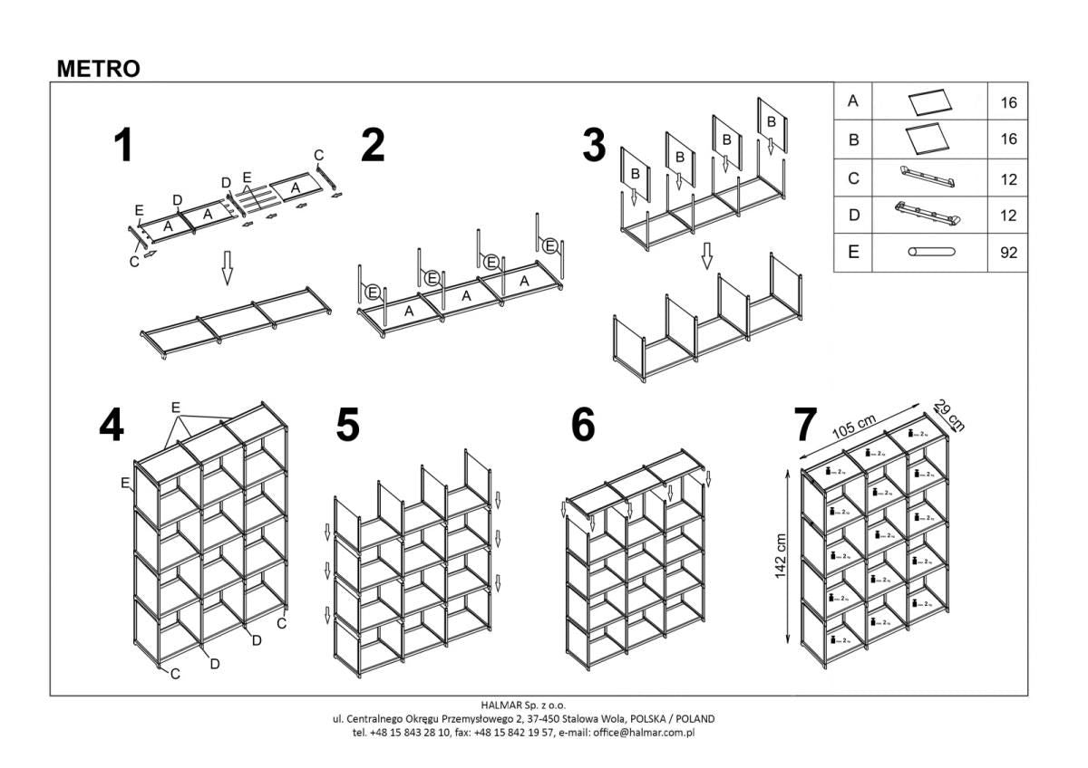 Shelf East Macerata | size: Width: 105cm, Height: 142cm, Depth: 29cm | color: Beige | image: 5 | variant: 1006643