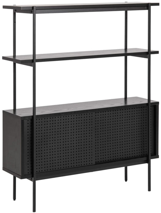 Shelf Loughborough | size: Width: 94cm, Height: 114cm, Depth: 27cm | color: Black | image: 0 | variant: 1005663