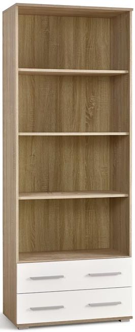Shelf West Leighton | size: Width: 77cm, Height: 200cm, Depth: 40cm | color: Oak | image: 0 | variant: 1007188