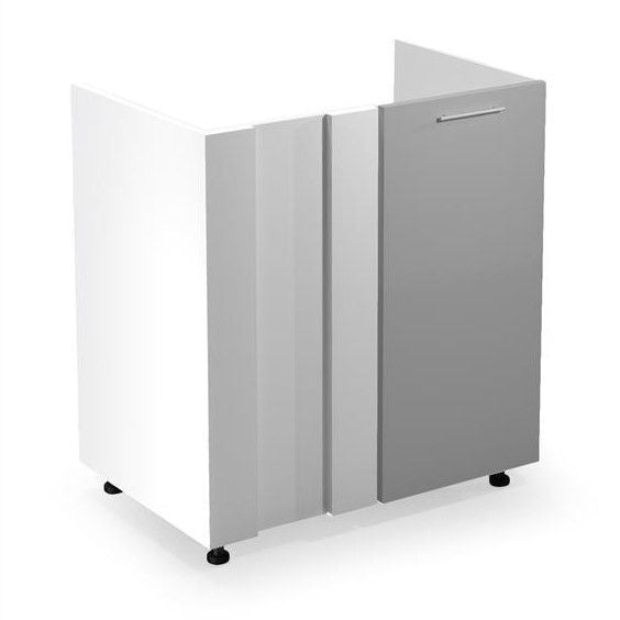 Sink Cabinet Linkoping | size: Width: 82cm, Height: 52cm, Depth: 80cm | color: Gray | image: 1 | variant: 1001854