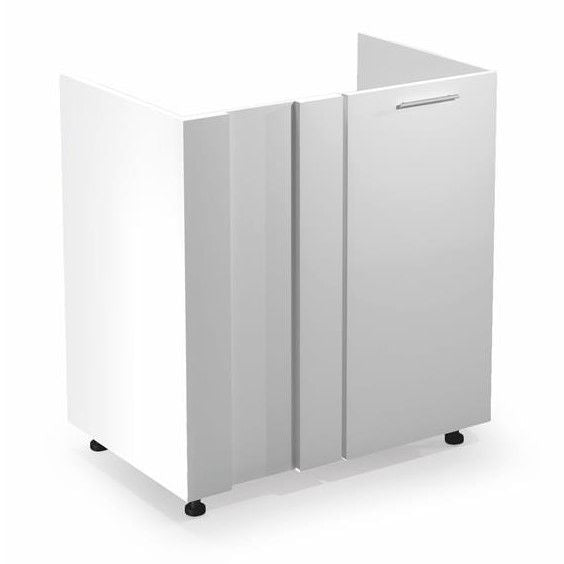 Sink Cabinet Vento 1 | size: Width: 82cm, Height: 52cm, Depth: 80cm | color: White | image: 1 | variant: 1000095