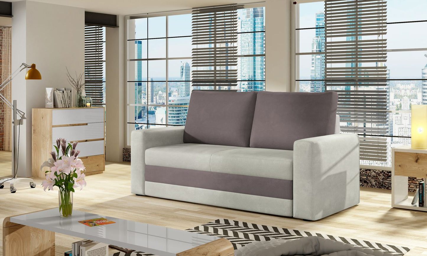 Sleeper Sofa Blackburn | size: Width: 151cm, Height: 90cm, Depth: 90cm | color: Gray | image: 1 | variant: 1015031