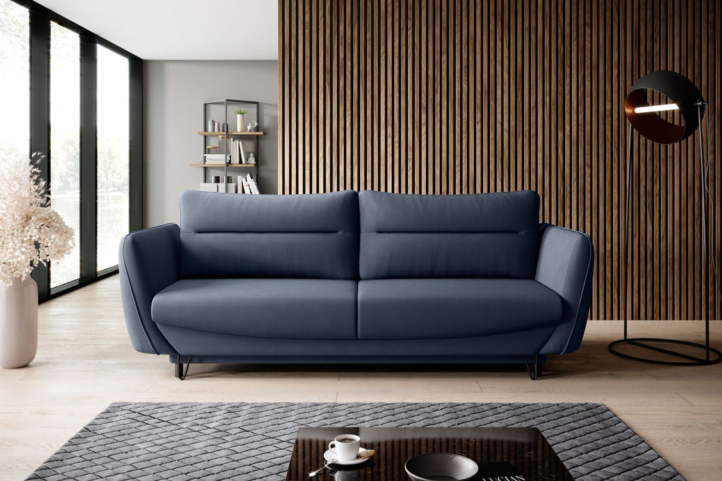 Sleeper Sofa Charlotte 29 | size: Width: 95cm, Height: 90cm, Depth: 236cm | color: Poco | image: 1 | variant: 1018094