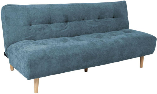 Sleeper Sofa East Burgos | size: Width: 186cm, Height: 87cm, Depth: 101cm | color: Blue | image: 1 | variant: 1006271