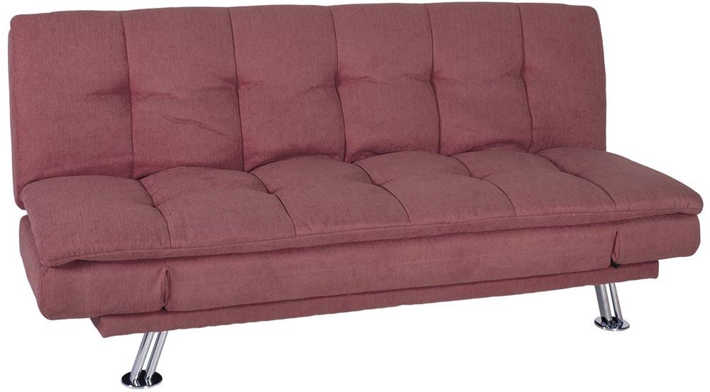 Sleeper Sofa East Hatfield | size: Width: 189cm, Height: 91cm, Depth: 88cm | color: Pink | image: 4 | variant: 1006265