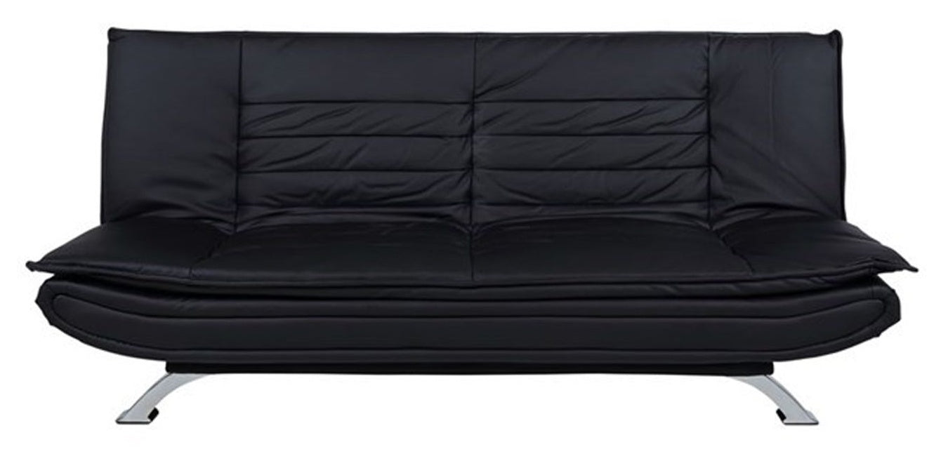 Sleeper Sofa East Udine | size: Length: 98cm, Width: 196cm, Height: 91cm | color: Black | image: 0 | variant: 1006566