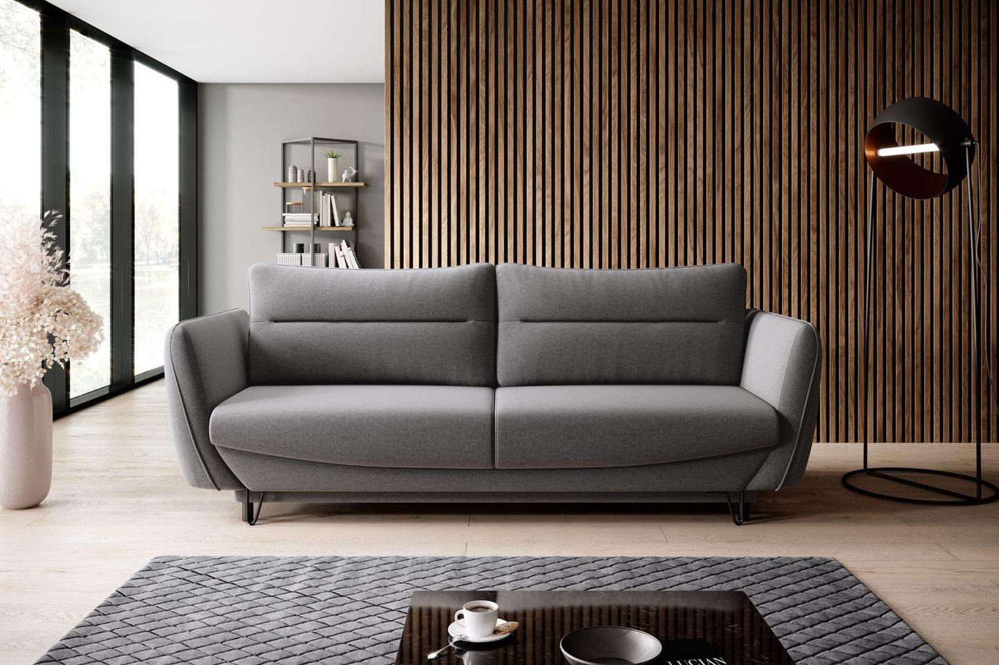 Sleeper Sofa Silva 11 | size: Width: 95cm, Height: 90cm, Depth: 236cm | color: Gojo | image: 1 | variant: 1017485