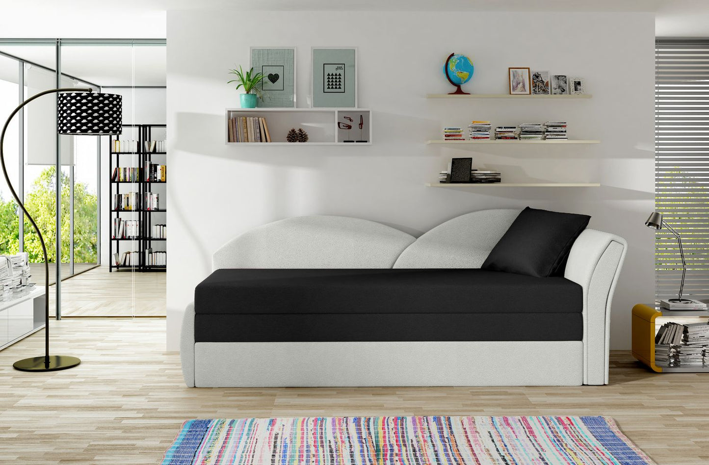 Sleeper Sofa West Llandovery 20 | size: Width: 80cm, Height: 77cm, Depth: 218cm | color: Alova/Pdp | image: 1 | variant: 1017729