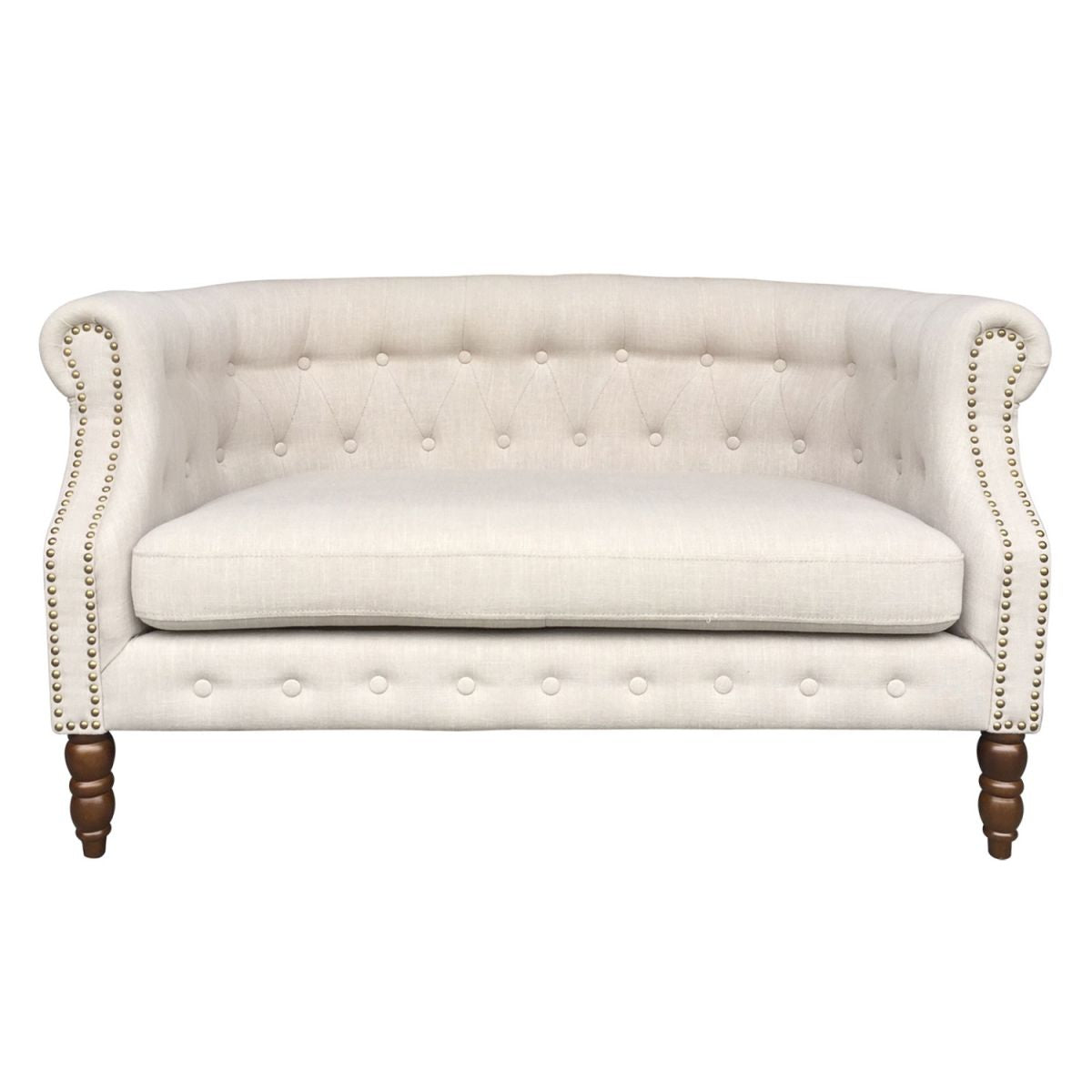 Sofa East Berkhamsted | size: Width: 140cm, Height: 78cm, Depth: 75cm | color: Beige | image: 3 | variant: 1005031