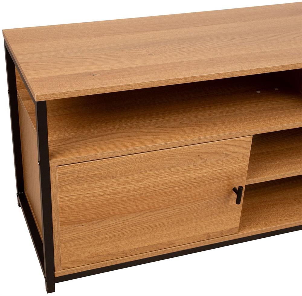 TV Table East Folkestone | size: Length: 40cm, Width: 150cm, Height: 54cm | color: Oak | image: 4 | variant: 1006173