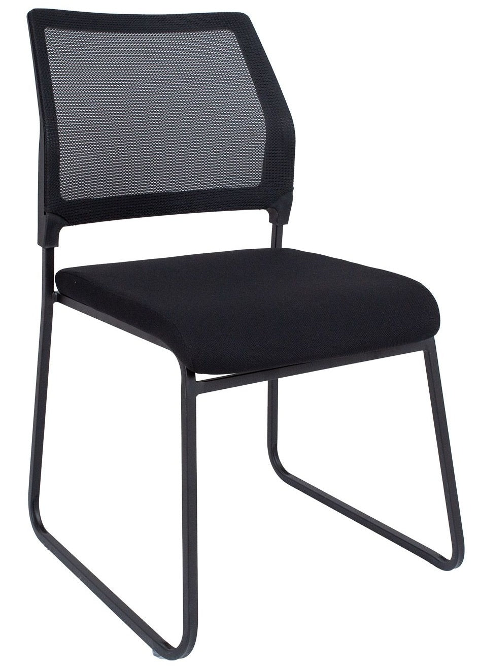 Visitor's Chair East Perugia | size: Width: 59cm, Height: 84cm, Depth: 45cm | color: Black | image: 0 | variant: 1006479