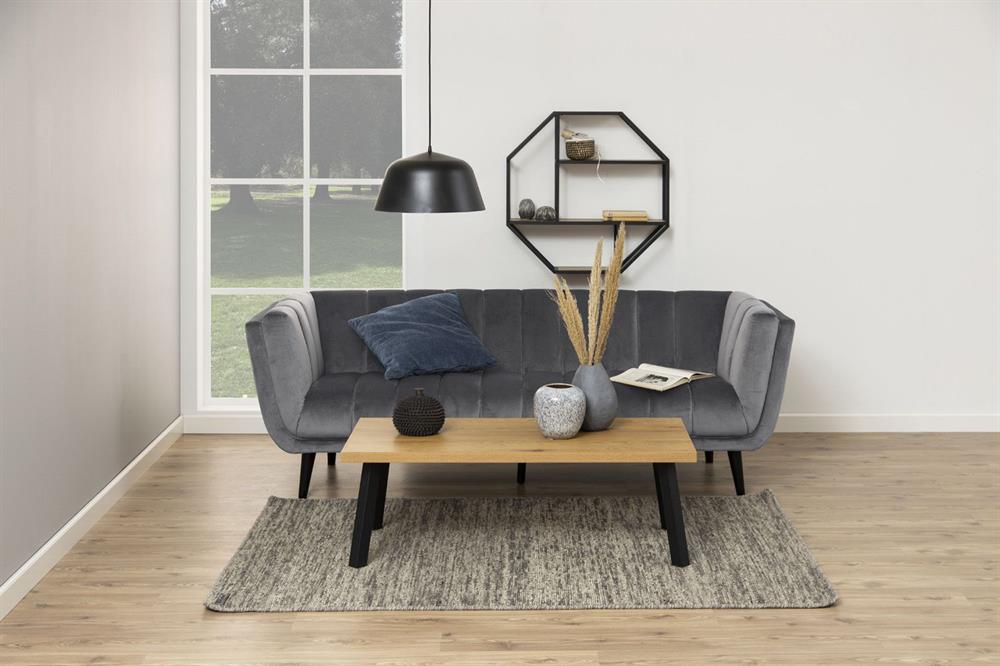 Wall Shelf Aberystwyth | size: Width: 77cm, Height: 77cm, Depth: 20cm | color: Black/Oak | image: 7 | variant: 1006099