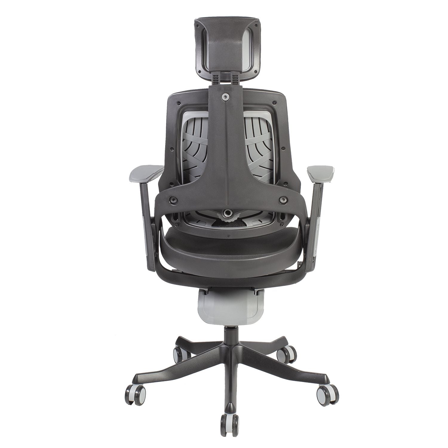 Office Chair Wau Ergo S | size: Width: 77cm, Height: 140.5cm, Depth: 70cm | color: Black | image: 4 | variant: 200001