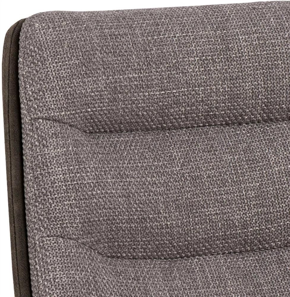 Bar Stool Adisa | size: Width: 47cm, Height: 95cm, Depth: 52.5cm | color: Brown/Black | image: 3 | variant: 1016727