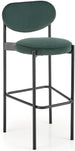 Bar Stool Ancona | size: Width: 42cm, Height: 92cm, Depth: 48cm | color: Green | image: 0 | variant: 1003006