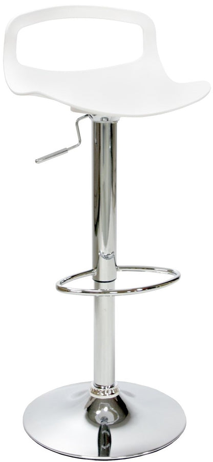 Bar Stool Andy | size: Length: 35cm, Width: 39cm, Height: 98cm, Depth: 35cm | color: White | image: 1 | variant: 1005568