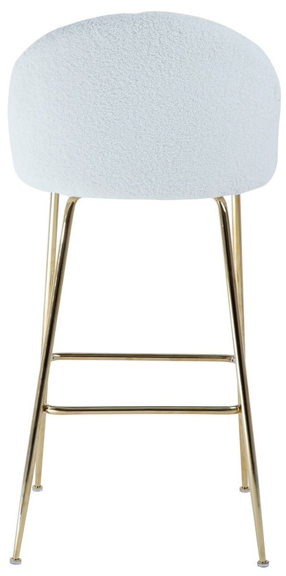 Bar Stool Beetle | size: Width: 52cm, Height: 105cm, Depth: 54cm | color: White | image: 5 | variant: 1012493