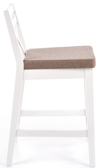 Bar Stool Borys Low | size: Length: 41cm, Width: 41cm, Height: 58-83cm, Depth: 48cm | color: Brown | image: 2 | variant: 1005480