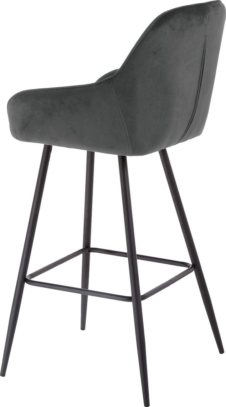Bar Stool Brita | size: Width: 53cm, Height: 109cm, Depth: 55cm | color: Gray | image: 4 | variant: 1005579