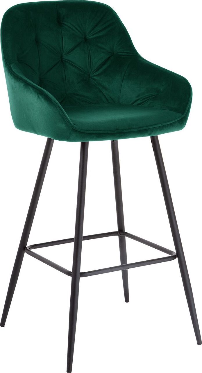 Bar Stool Brita | size: Width: 53cm, Height: 109cm, Depth: 55cm | color: Green | image: 1 | variant: 1005581