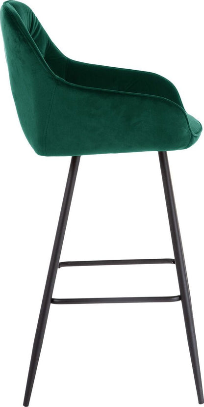 Bar Stool Brita | size: Width: 53cm, Height: 109cm, Depth: 55cm | color: Green | image: 3 | variant: 1005581