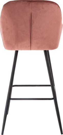 Bar Stool Brita | size: Width: 53cm, Height: 109cm, Depth: 55cm | color: Pink | image: 5 | variant: 1005580