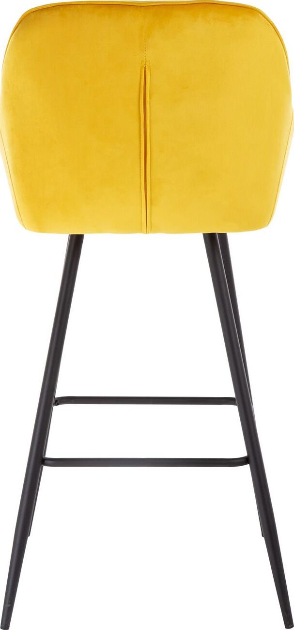 Bar Stool Brita | size: Width: 53cm, Height: 109cm, Depth: 55cm | color: Yellow | image: 5 | variant: 1005578