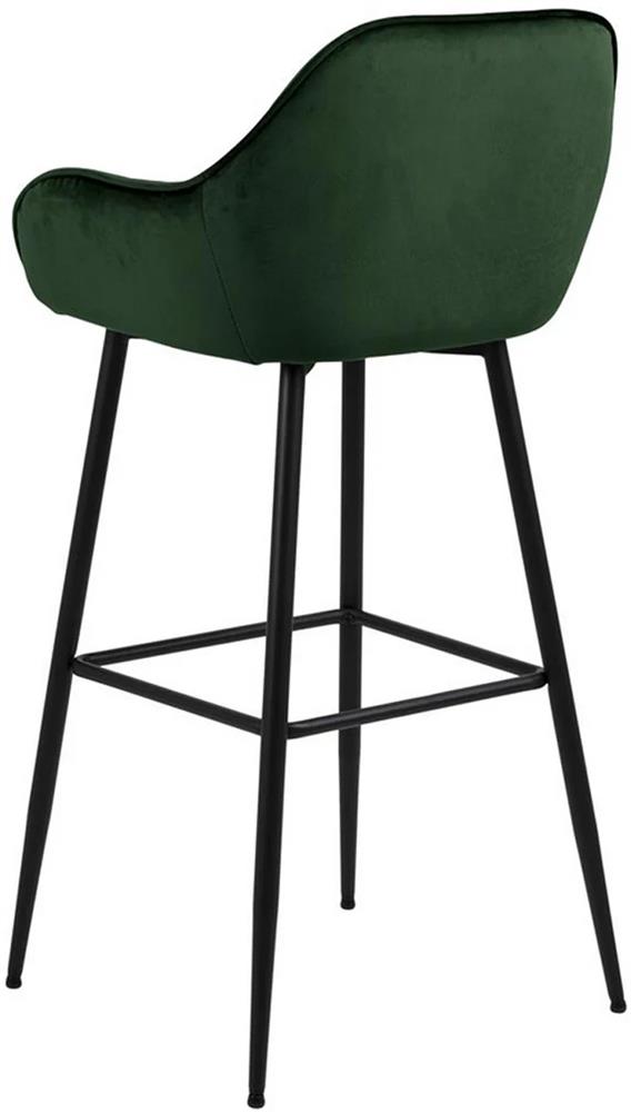 Bar Stool Brooke | size: Width: 55cm, Height: 103.5cm, Depth: 52cm | color: Black/Grey | image: 3 | variant: 1005585