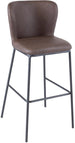 Bar Stool Caerleon | size: Width: 47cm, Height: 104cm, Depth: 51cm | color: Brown/Black | image: 1 | variant: 1001350