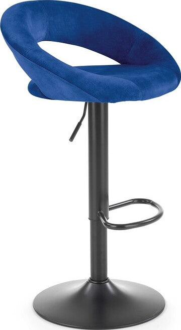 Bar Stool Cesena | size: Width: 53cm, Height: 100cm, Depth: 48cm | color: Blue | image: 1 | variant: 1002994