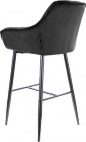 Bar Stool Cherry H-1 | size: Length: 56cm, Width: 56cm, Height: 105cm, Depth: 40cm | color: Black | image: 3 | variant: 1005624