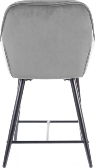 Bar Stool Cherry H-2 | size: Length: 56cm, Width: 56cm, Height: 86cm, Depth: 42cm | color: Gray | image: 3 | variant: 1005627