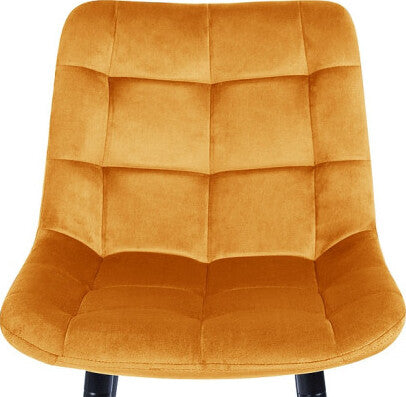 Bar Stool Chic H-2 | size: Length: 45cm, Width: 45cm, Height: 92cm, Depth: 37cm | color: Yellow | image: 2 | variant: 1005638