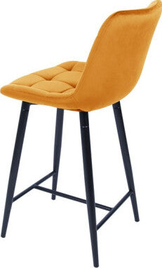 Bar Stool Chic H-2 | size: Length: 45cm, Width: 45cm, Height: 92cm, Depth: 37cm | color: Yellow | image: 3 | variant: 1005638