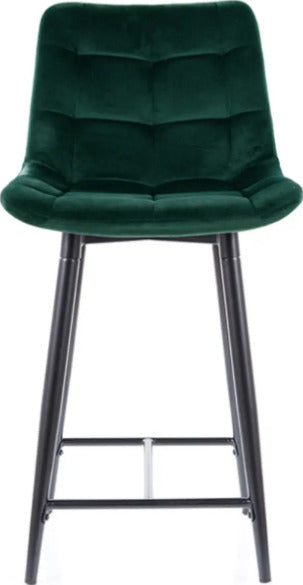 Bar Stool Chic H-2 | size: Width: 45cm, Height: 92cm, Depth: 37cm | color: Green | image: 2 | variant: 1005636